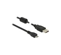 [84902] Delock Câble USB 2.0 type A mâle vers USB 2.0 Micro B mâle 1,5 m Noir
