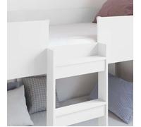 [84952]Lits superposés séparables enfant/Adulte - Contemporain, lit simple, Blanc 100x200 cm Bois d'ingénierie,Poids:61.22 Kg