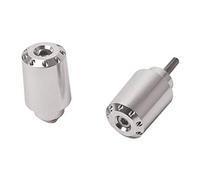 8496 - terminal en aluminium pour contrepoids de guidon COULEUR ARGENT