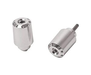 8496 - terminal en aluminium pour contrepoids de guidon COULEUR ARGENT