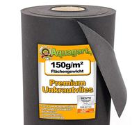 84m² toile de jardin nappe anti-mauvaises herbes film anti-mauvaises herbes film de paillage toile de paillage 150g 2m de large