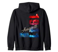 85 Ans Anniversaire Homme Cadeau Août 1941 Vintage Sweat à Capuche