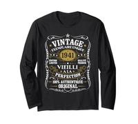 85 Ans Anniversaire Homme Humour Cadeau Vintage 1941 Manche Longue