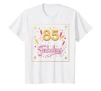 85 est Le Nouveau Fabuleux Cadeau d'anniversaire imprimé T-Shirt, Enfant, Blanc, 12 Ans