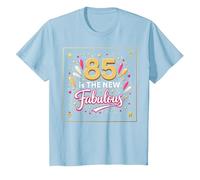 85 est Le Nouveau Fabuleux Cadeau d'anniversaire imprimé T-Shirt, Enfant, Bleu Céleste, 12 Ans
