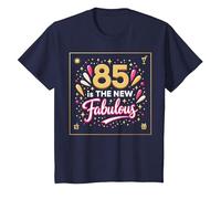 85 est Le Nouveau Fabuleux Cadeau d'anniversaire imprimé T-Shirt, Enfant, Bleu Marine, 12 Ans