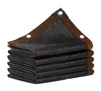 85% Filet d'ombrage Noir Auvent de Protection Solaire Tissu en HPDE Toile d'ombrage pour Chenil Jardin Extérieur 1x1 2x2 1x5 1x10 2x3 2x4 3x4 4x4 6x7 8x8 4x8 6x10m(Size:2x10.0m)