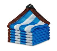 85 % tissu d'ombrage pour protection solaire extérieure - Bâche à œillets pour balcon, terrasse, niche pour chien - Maille d'intimité (5 x 16 m)