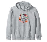 85 Years Loved 85th Birthday Floral Wreath Loved for Women Sweat à Capuche