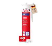850 ALFA Silicone N - Colle d'étanchéité pour pare-vapeur, gris, 1 pièces, intérieur/extérieur, scellant neutre pour joints