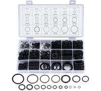 850 Pieces O-Ring Assortment O-Ring Set O-Ring Seal Set Rubber Waterproof Seals Orbital O-Ring Black Rubber O-Ring Set 18 Sizes for Plumbing