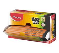 [850040] Maped Boite Présentoir de 100 Crayons Papier FSC BLACK'PEPS HB