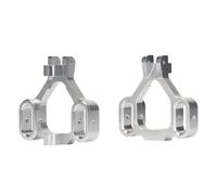 #85048 Bras de fusée Avant et arrière en Aluminium et siège de Direction RC for HPI 1/8 for SA-VAGE for FL-UX 21 25 3.5 4.1 4.6 5.9 5SC(Steering Seat-Silver)
