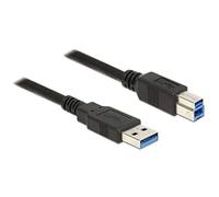 [85070] Delock Câble USB 3.0 Type A mâle vers USB 3.0 Type B mâle 5 m Noir