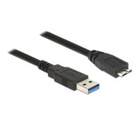 - Câble USB - USB type A (M) pour Micro-USB Type B (M) - USB 3.0 - 50 cm - noir