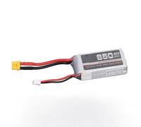 850mAh 75c High e Lipo Téries pour Le Modèle de Modèle à Ailes Fixes Multirotor avec Plug, 3S 1.1V Performance Power Pack (2s)