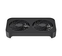 850RPM Computer Cooling Base with 11 Blade Fans for Routers and Miniature Hosts Space Efficient Vertical Design Space Saving Cooling Base with Elevations