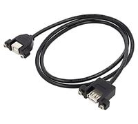 85108 Câble USB 2.0 USB Femelle A, USB B Femelle 1m Noir 480Mbps DELOCK