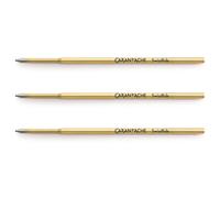 [8528.000-3] CARAN D'ACHE Lot de 3 Mines pour stylo à bille SwissRide pointe ...