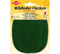 [85508] KLEIBER Patch à coudre en daim, 125 x 100 mm, vert