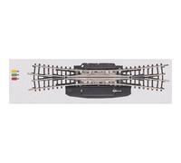 Märklin Voie miniclub Traversée-jonction 8560 (Z) double 112,8 mm 13° 323 mm 1 pièce