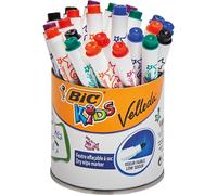 [8571431] BIC Pot de 24 Feutres effaçables A SEC Kids MINI pointe ogive moyen...