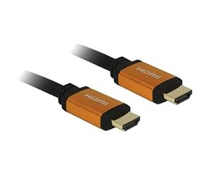 [857727] DELOCK Câble HDMI Premium 1 m Type A (Standard) Black,Gold