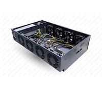 857S Quiet Mining Rig with Moederbord CPU 4G RAM 2000W PSU 128G SSD 8 Fan for 8 GPU Ethereum ETH with 1 Year Guarantee