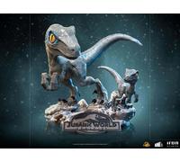 Iron Studios Figurine mini Jurassic World Le Monde d'après PVC Blue And Beta 1