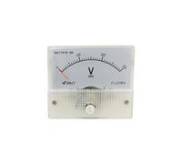 85C1-V 5V-250V DC Compteur analogique direct Panneau Jauge Tension DC Courant Voltmètre 64x56MM 1Pcs(DC250V)