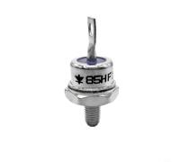 85HF120 Stud Mount Diode 85 A 1200 V Anode négative Diamètre de vis 6 mm pour chargeur onduleur Alimentation Soudeuse et commande du moteur Électronique industrielle Élément de construction semi-plomb