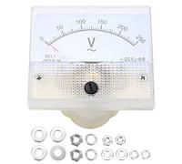 85L1 AC 0-250V Ampèremètre à Aiguille Analogique, 63x58x56 mm Rectangulaire Montage sur Panneau Instrument de Mesure de Tension