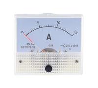 85L1 Panneau de compteur de courant analogique AC 50 mA 500 mA 1 A 5 A 10 A 20 A 50 A 100 A Jauge Ampèremètre mécanique 1 pièce (500 A (5))