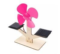 85MA 1V Kit de ventilateur solaire pour enfants en apprendre davantage sur l'énergie solaire avec des projets d'assemblage amusants (1 pièce)