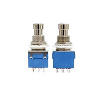 85pcs/lot 9 pin Guitar Effects Pedal Box Stomp Foot Latching 3PDT Switch True Bypass NWPNLXEA