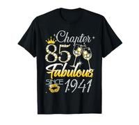 85th Birthday Queen Chapter 85 Fabulous Since 1941 Women T-Shirt