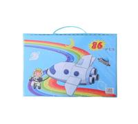 86-Piece Drawing Art Kit Art Set Case - Coloring Kit | with Double Sided Trifold Easel | Arts Sets Case Includes Oil Pastels Crayons Colored Pencils Watercolor Cakes