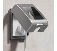 86 Type Couvercle d'interrupteur étanche avec fenêtre de vue, pour salle de bain et cuisine, anti-éclaboussures, anti-poussière, facile à installer, blanc