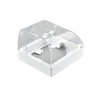 86 Type Heightened Splash Box Self-adhesive Electrical Wall Socket Switch Protection Cover Bathroom Accessories NWPNLXEA(2P)