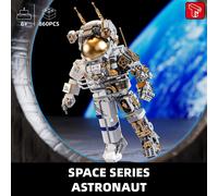 860 pièces blocs de construction jouet astronaute modèle 3D Puzzle aérospatial astronautes assemblage briques jouets éducatifs ensemble cadeaux de noël T2090