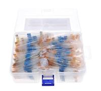 860pcs 86Values x 10pcs 1/2W resistor pack set DIY Metal Film Resistor kit (0.1 ohms~10 M ohm) 1% EKFBQBGW