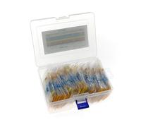 860pcs/box 86Values* 10pcs 1% 1/2W resistor pack set diy Metal Film Resistor kit use colored ring resistance (0.1 ohms~10 M ohm) NWPNLXEA