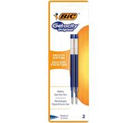 [862229-4] BIC Lot de 4 Blisters de 2 Recharges Encre Gel 0,7 mm Bleu