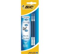 [862229-4] BIC Lot de 4 Blisters de 2 Recharges Encre Gel 0,7 mm Bleu