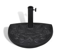 8622MEUBLE FR® Socle de Parasol,DALLE - PIED DE PARASOL Terrasse, Jardin, rectangulaire Parasol de jardin Terasse Balcon demi-rond