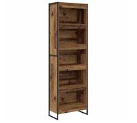 [8633576]Bibliothèque/cabinet à livres - étagère - meuble de rangement 2 pcs Bois Ancien 80x30x155 cm,Poids:32.7 Kg
