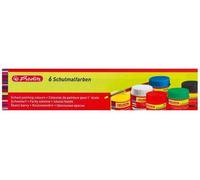 [8643025-5] herlitz Lot de 5 couleurs de peinture pour l'école, couleurs asso...