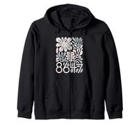 8647 Resist Subtil Floral Foxtrot Delta Tango Protest Sweat à Capuche