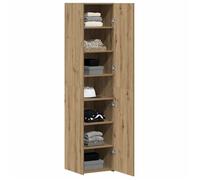(8659)Moderne Haut Cabinet MEUBLE DE SEJOUR Chêne artisanal 40x42 5x185 cm poid:40.4 kg