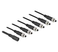 86591 Câble DC 5,5/2,1 Mâle x5,DC 5,5/2,1 Mâle x6 Droit DELOCK